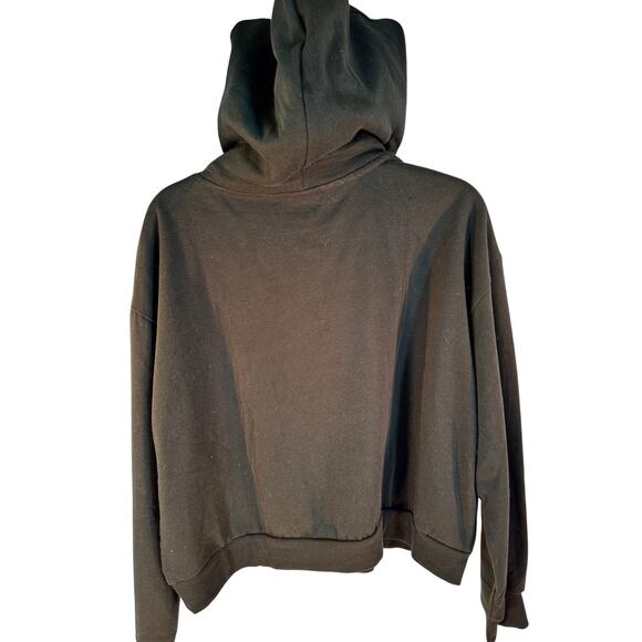 Hurley crop black hoodie. Size large. NWT Surf Club - Picture 3 of 5